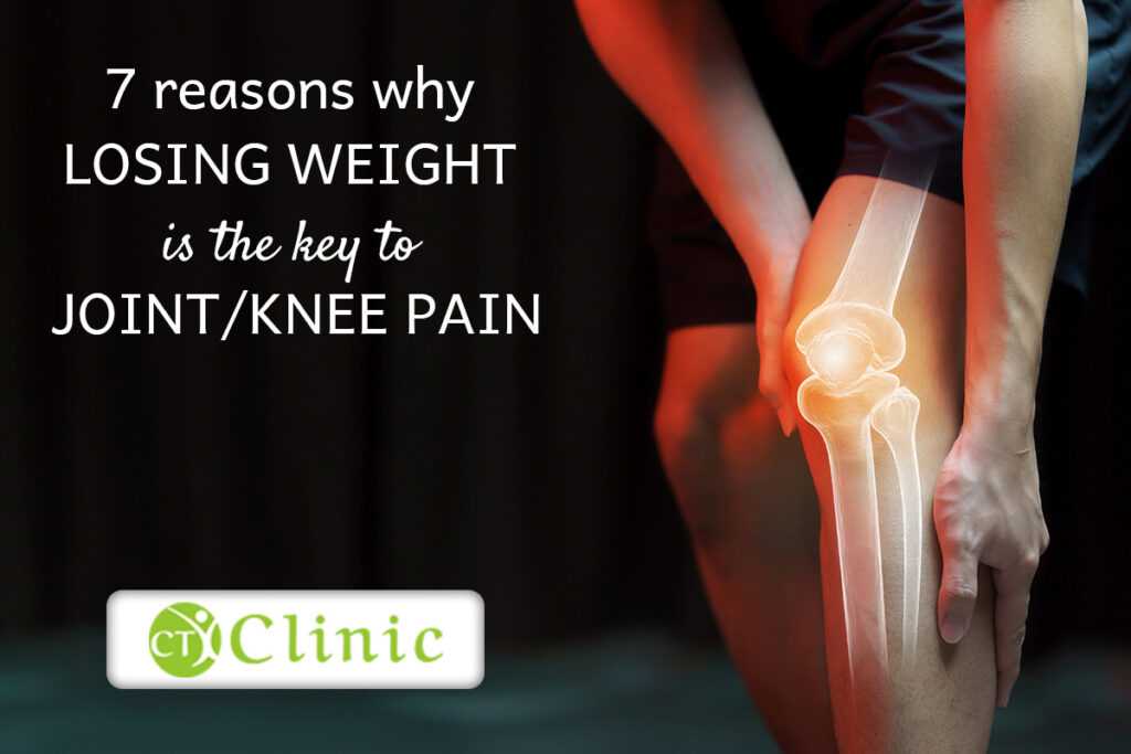 7 reasons why losing weight is the key to joint & knee pain CT Clinic